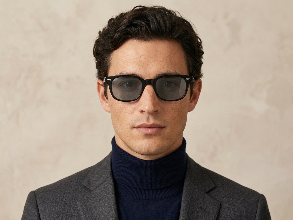 BS2503-0180_Black_Rectangular_Plastic_Sunglasses-tryon_male