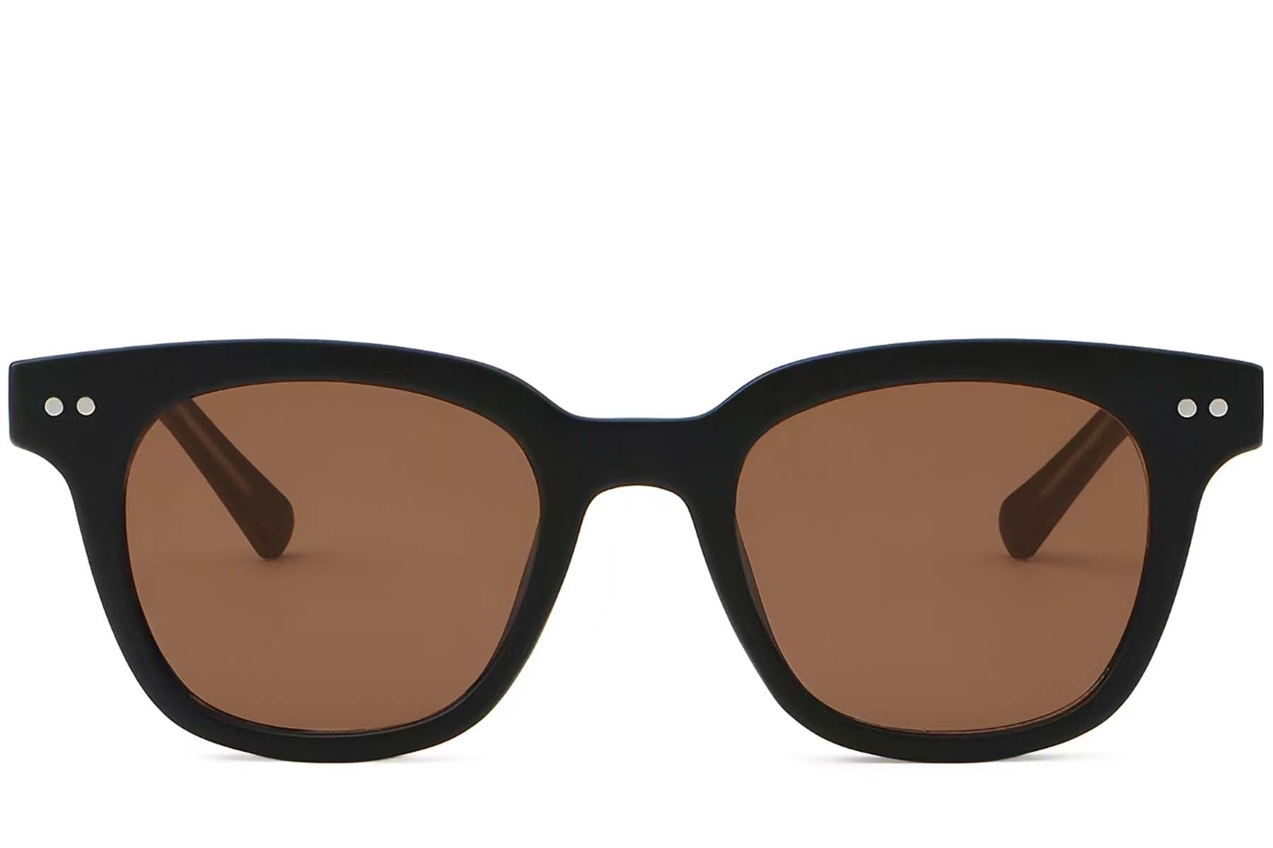 BS2503-0186_Black_Rectangular_Plastic_Sunglasses_front