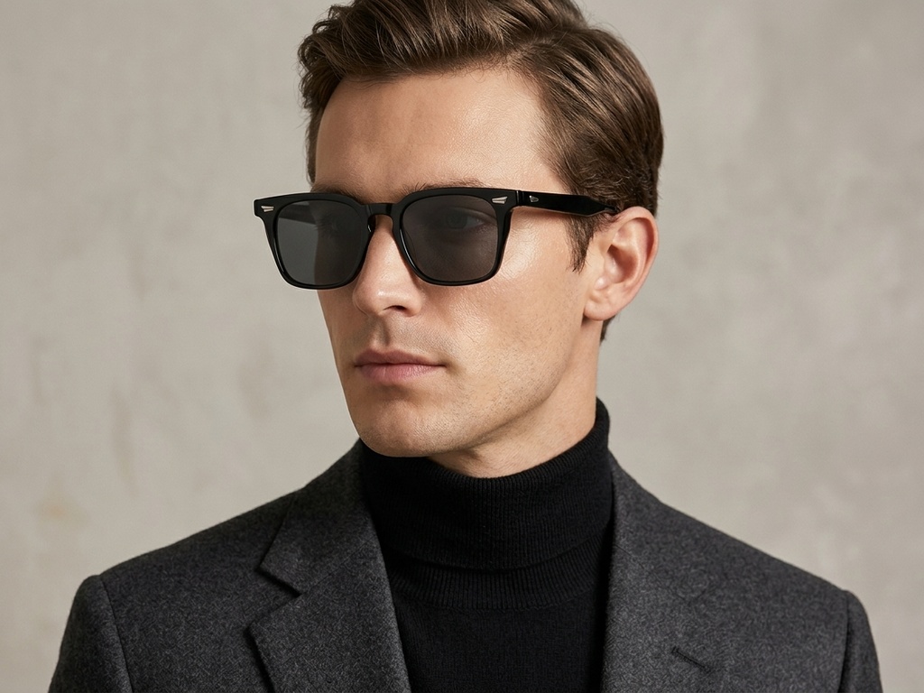 BS2503-0191_Black_Rectangular_Plastic_Sunglasses-tryon_male