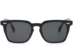 BS2503-0191_Black_Rectangular_Plastic_Sunglasses_front
