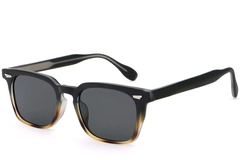 Rectangular Tortoiseshell Plastic Sunglasses #BS2503-0193
