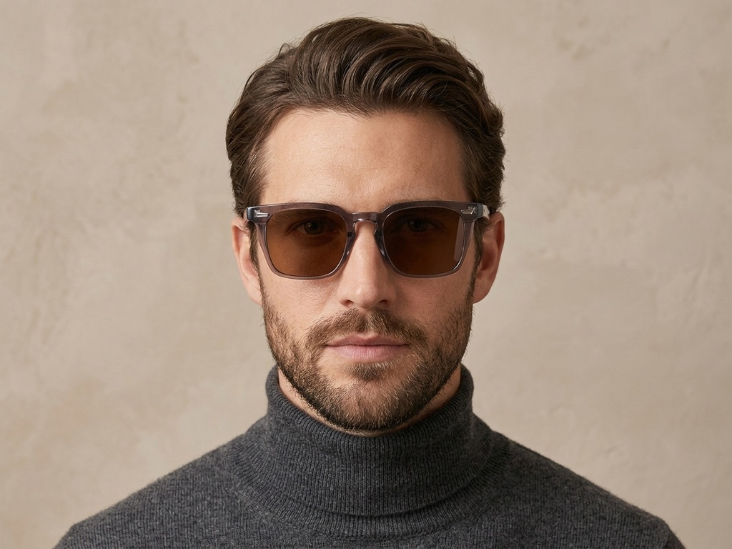 BS2503-0195_Purple_Rectangular_Plastic_Sunglasses-tryon_male