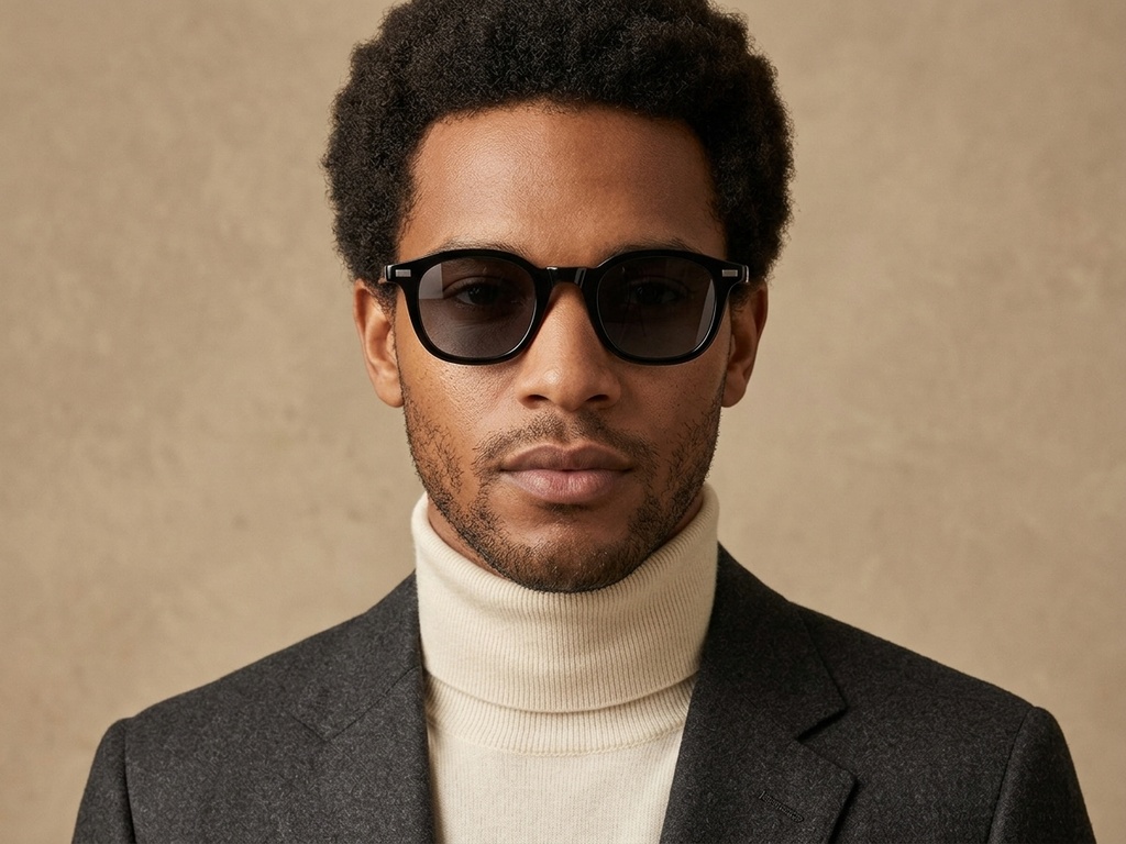 BS2503-0197_Black_Oval_Plastic_Sunglasses-tryon_male