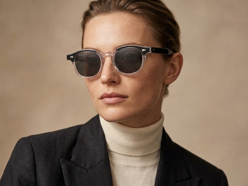 BS2503-0203_Transparent_Oval_Plastic_Sunglasses-tryon_female