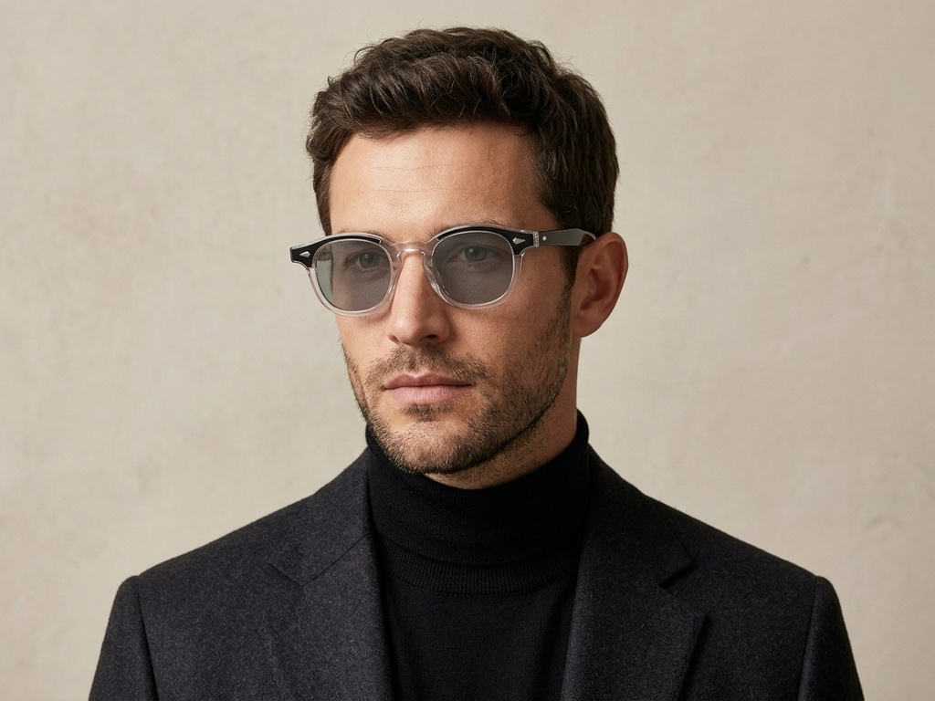 BS2503-0203_Transparent_Oval_Plastic_Sunglasses-tryon_male