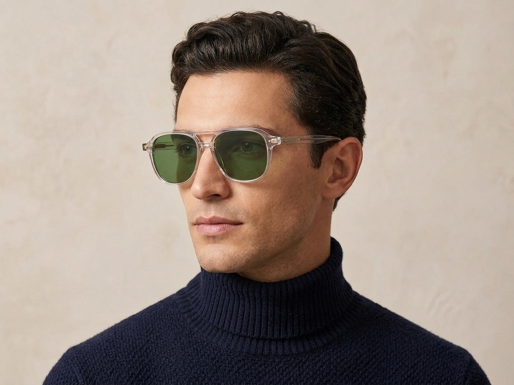 BS2503-0209_Transparent_Aviator_Plastic_Sunglasses-tryon_male