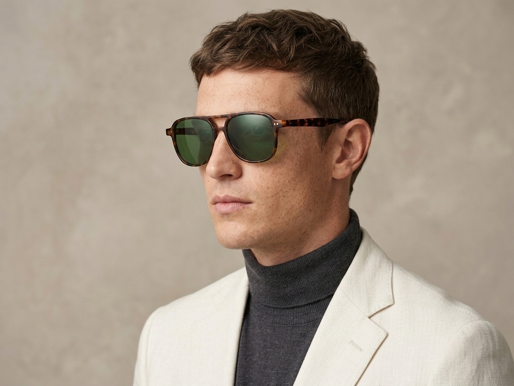 BS2503-0210_Tortoiseshell_Aviator_Plastic_Sunglasses-tryon_male