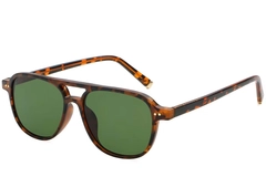 Aviator Tortoiseshell Plastic Sunglasses #BS2503-0210