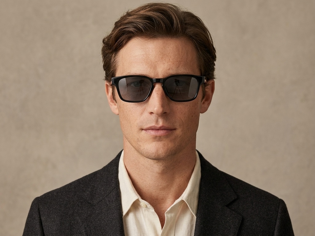 BS2503-0214_Black_Rectangular_Plastic_Sunglasses-tryon_male