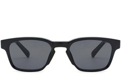 BS2503-0214_Black_Rectangular_Plastic_Sunglasses_front