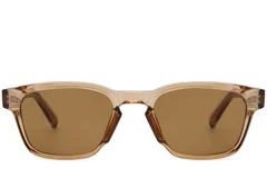 BS2503-0216_Brown_Rectangular_Plastic_Sunglasses_front