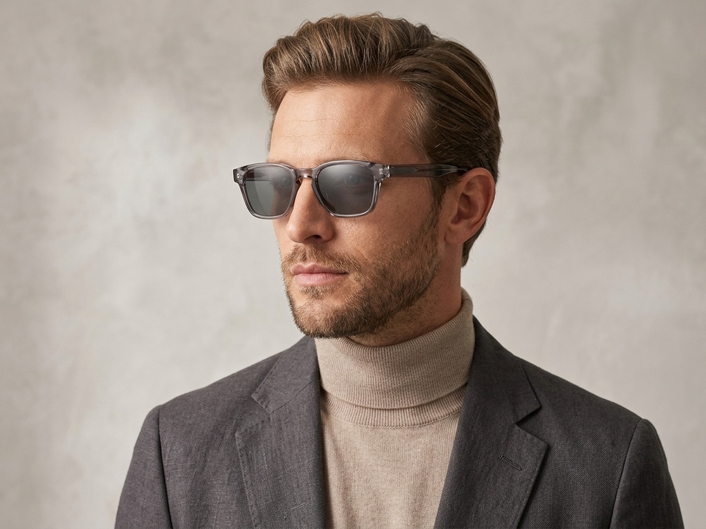BS2503-0218_Grey_Rectangular_Plastic_Sunglasses-tryon_male