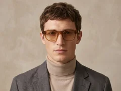 BS2503-0222_Orange_Oval_Plastic_Sunglasses-tryon_male