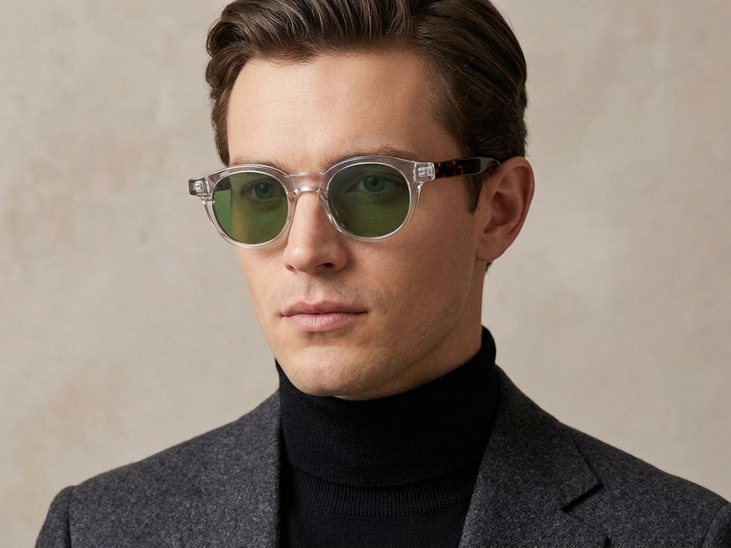 BS2503-0224_Transparent_Oval_Plastic_Sunglasses-tryon_male