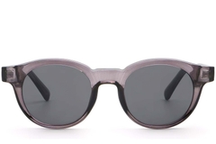 BS2503-0225_Purple_Oval_Plastic_Sunglasses_front