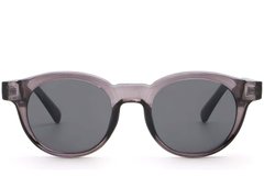 BS2503-0225_Purple_Oval_Plastic_Sunglasses_front