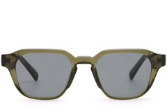 BS2503-0230_Green_Rectangular_Plastic_Sunglasses_front