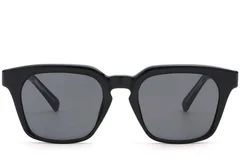 BS2503-0231_Black_Rectangular_Plastic_Sunglasses_front