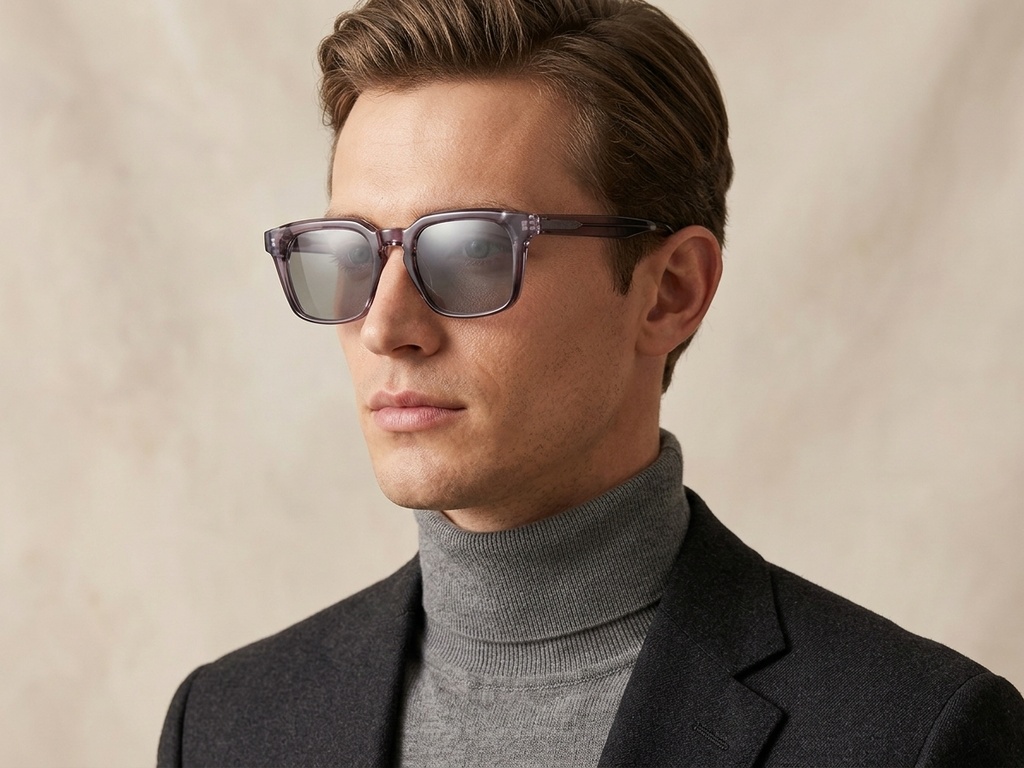 BS2503-0233_Purple_Rectangular_Plastic_Sunglasses-tryon_male