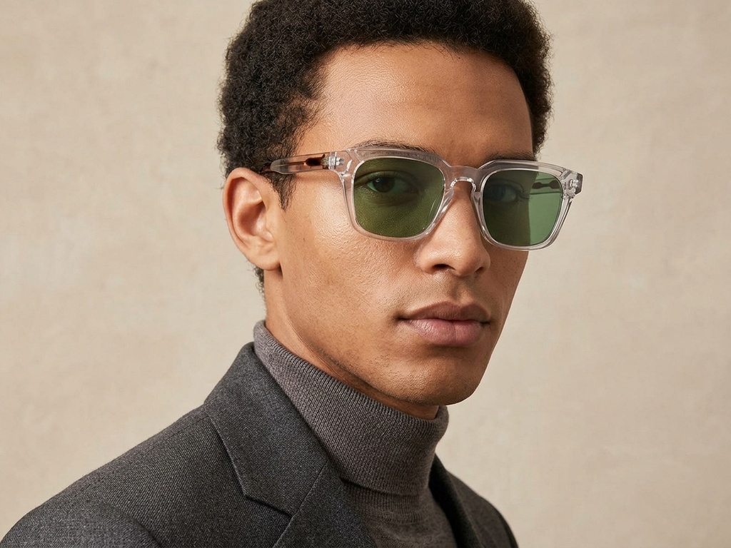 BS2503-0235_Transparent_Rectangular_Plastic_Sunglasses-tryon_male