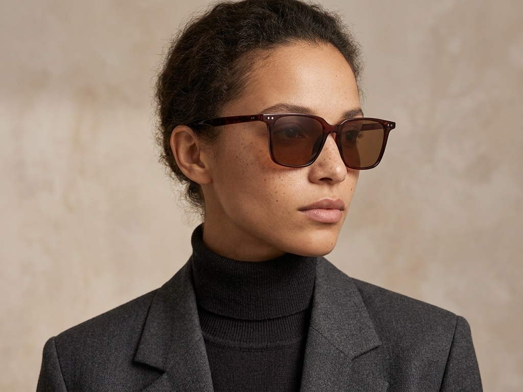 BS2503-0240_Brown_Rectangular_Plastic_Sunglasses-tryon_female