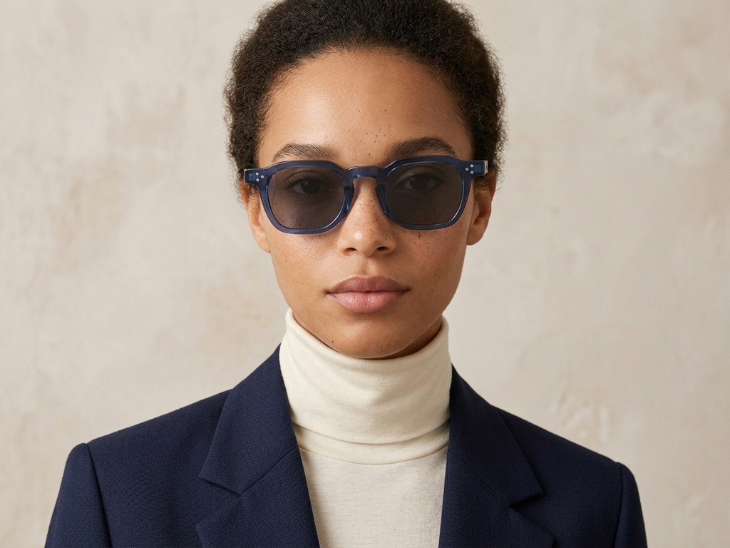 BS2503-0242_Blue_Geometric_Plastic_Sunglasses-tryon_female