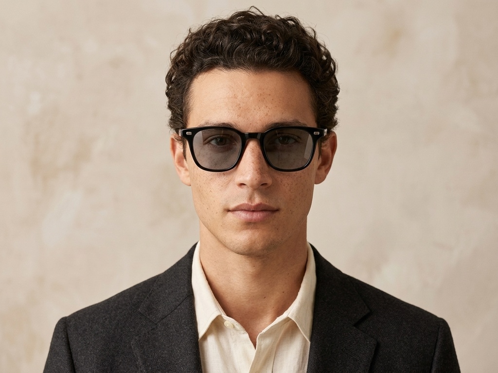 BS2503-0244_Black_Rectangular_Plastic_Sunglasses-tryon_male