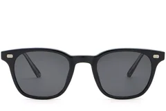 BS2503-0244_Black_Rectangular_Plastic_Sunglasses_front