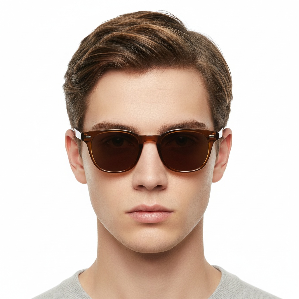 BS2503-0245_Brown_Rectangular_Plastic_Sunglasses_model