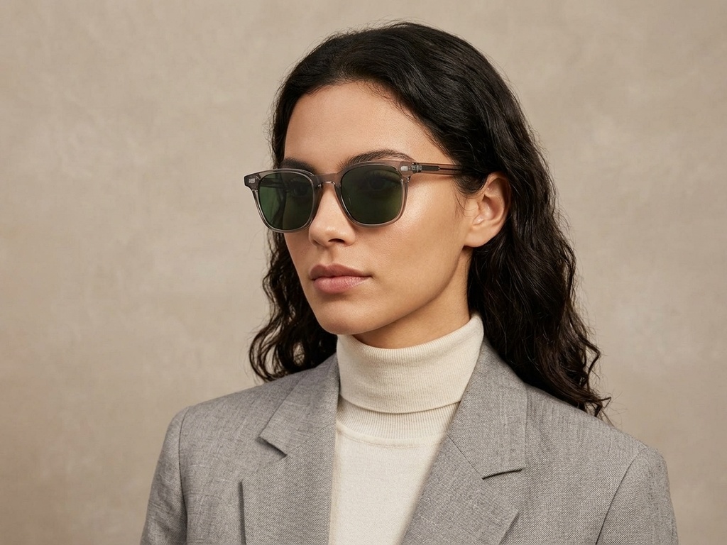 BS2503-0246_Grey_Rectangular_Plastic_Sunglasses-tryon_female