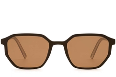 BS2503-0251_Brown_Geometric_Plastic_Sunglasses_front