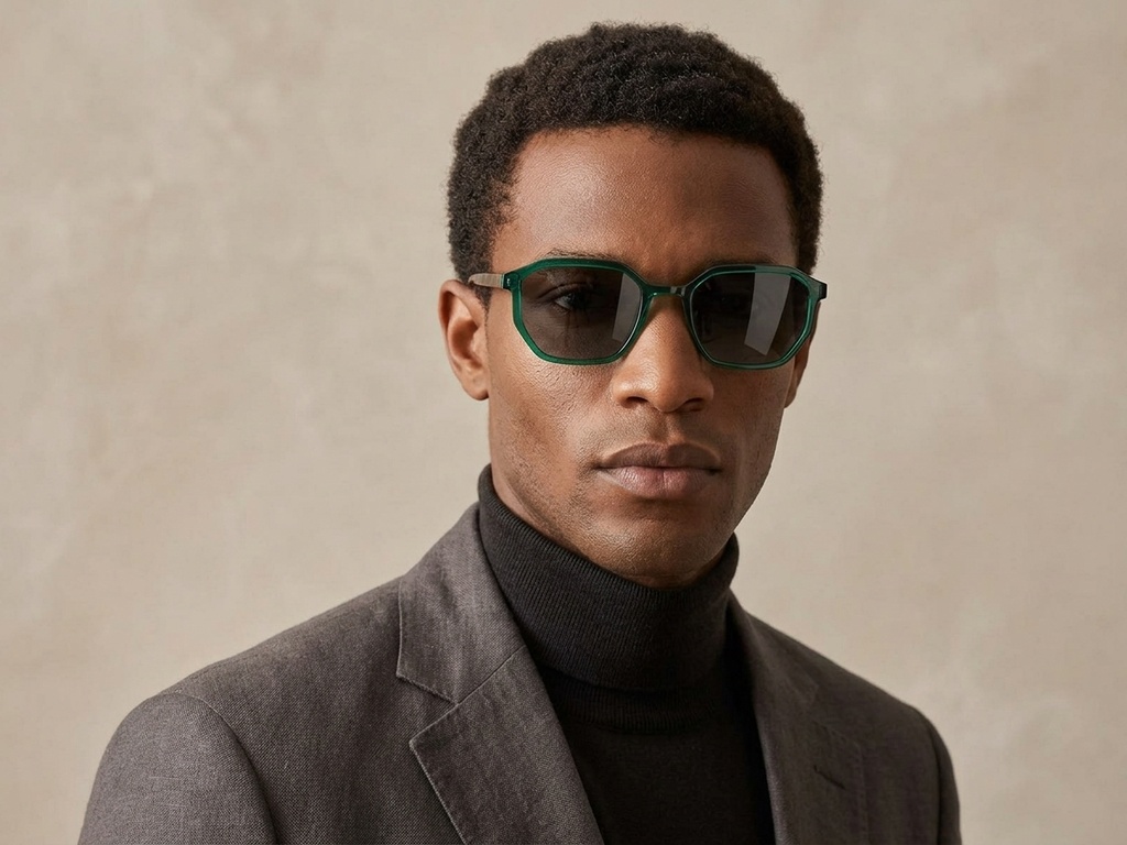 BS2503-0254_Green_Geometric_Plastic_Sunglasses-tryon_male