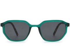 BS2503-0254_Green_Geometric_Plastic_Sunglasses_front