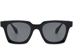 BS2503-0255_Black_Rectangular_Plastic_Sunglasses_front