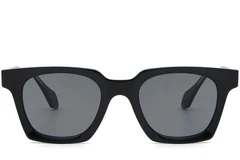BS2503-0255_Black_Rectangular_Plastic_Sunglasses_front