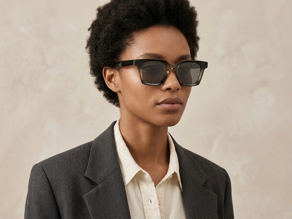 BS2503-0258_Green_Rectangular_Plastic_Sunglasses-tryon_female