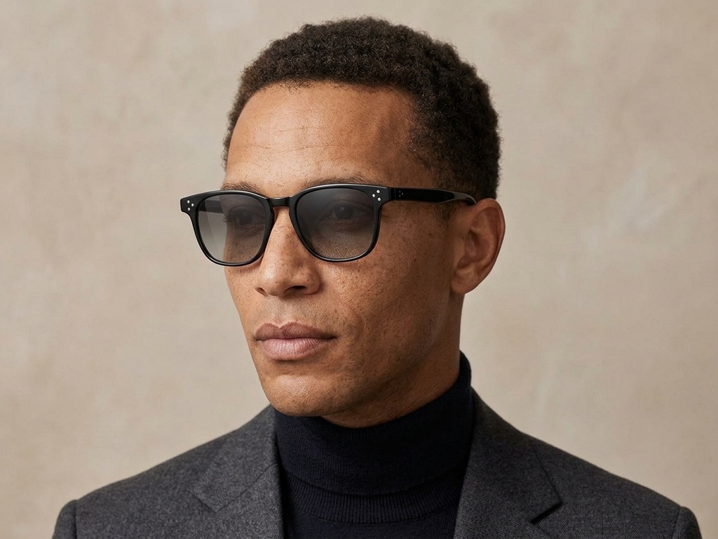BS2503-0260_Black_Rectangular_Plastic_Sunglasses-tryon_male