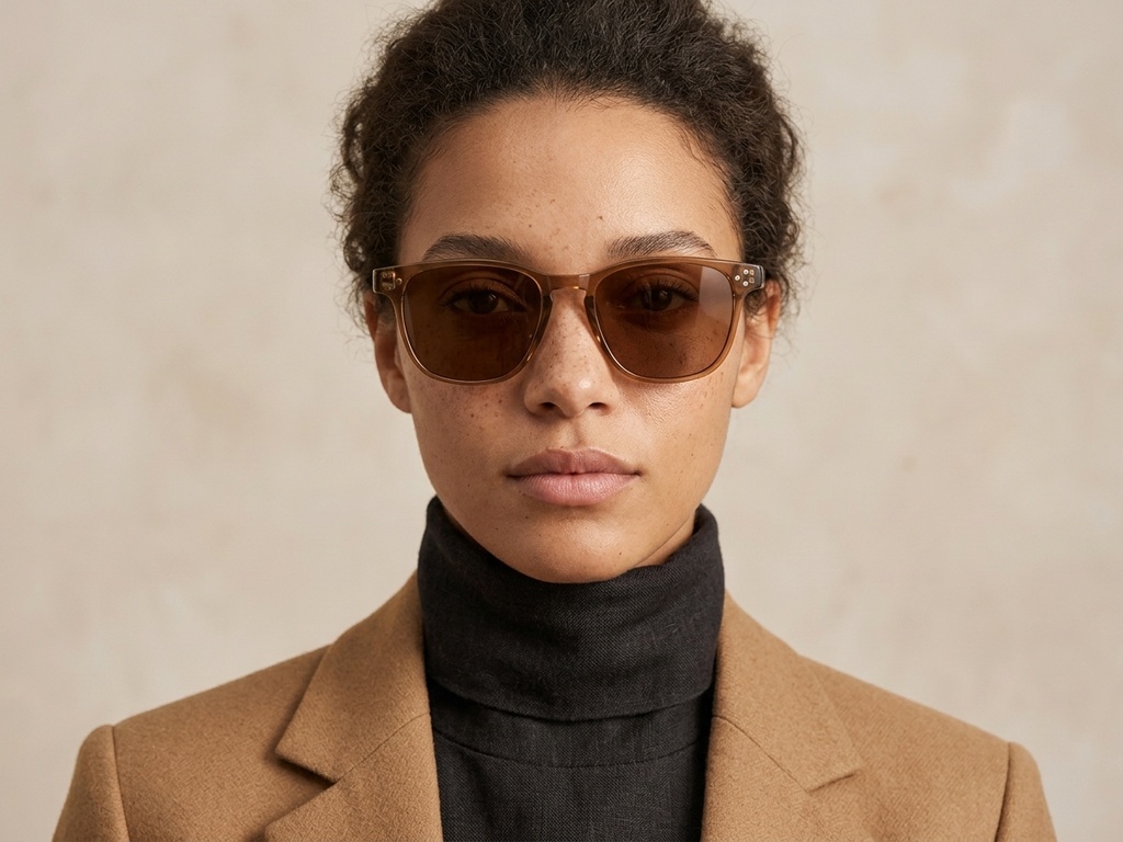 BS2503-0262_Brown_Rectangular_Plastic_Sunglasses-tryon_female