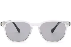 BS2503-0265_Transparent_Rectangular_Plastic_Sunglasses_front