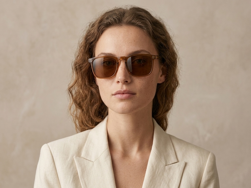 BS2503-0268_Brown_Rectangular_Plastic_Sunglasses-tryon_female