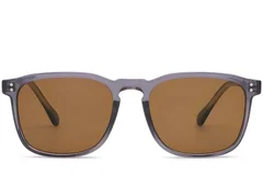 BS2503-0270_Purple_Rectangular_Plastic_Sunglasses_front