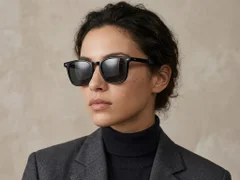 BS2503-0272_Black_Rectangular_Plastic_Sunglasses-tryon_female