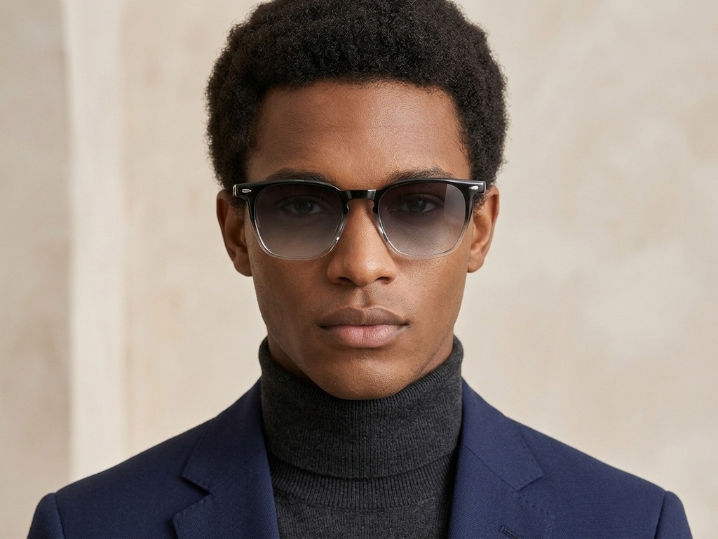 BS2503-0273_Black_Rectangular_Plastic_Sunglasses-tryon_male