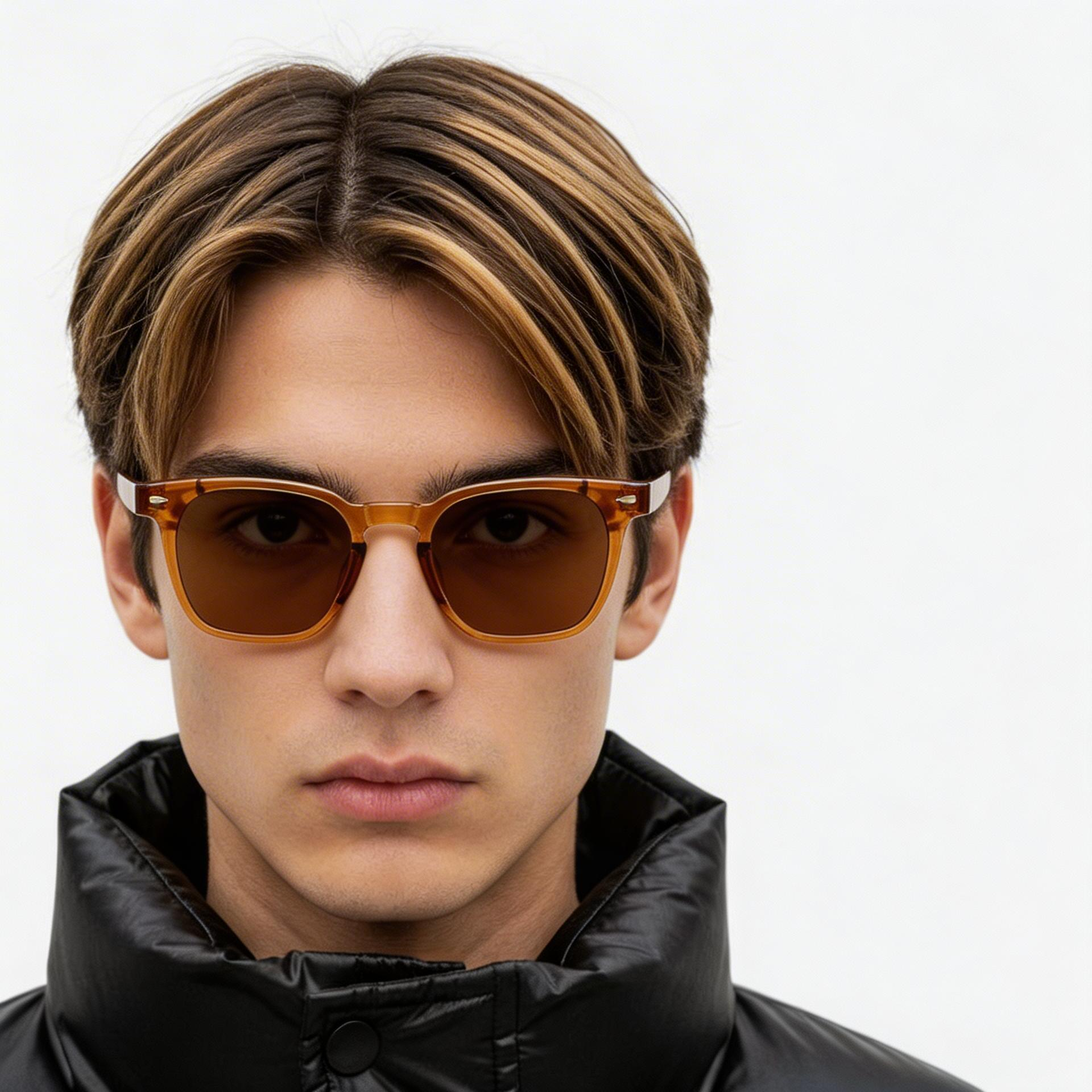BS2503-0275_Brown_Rectangular_Plastic_Sunglasses_model