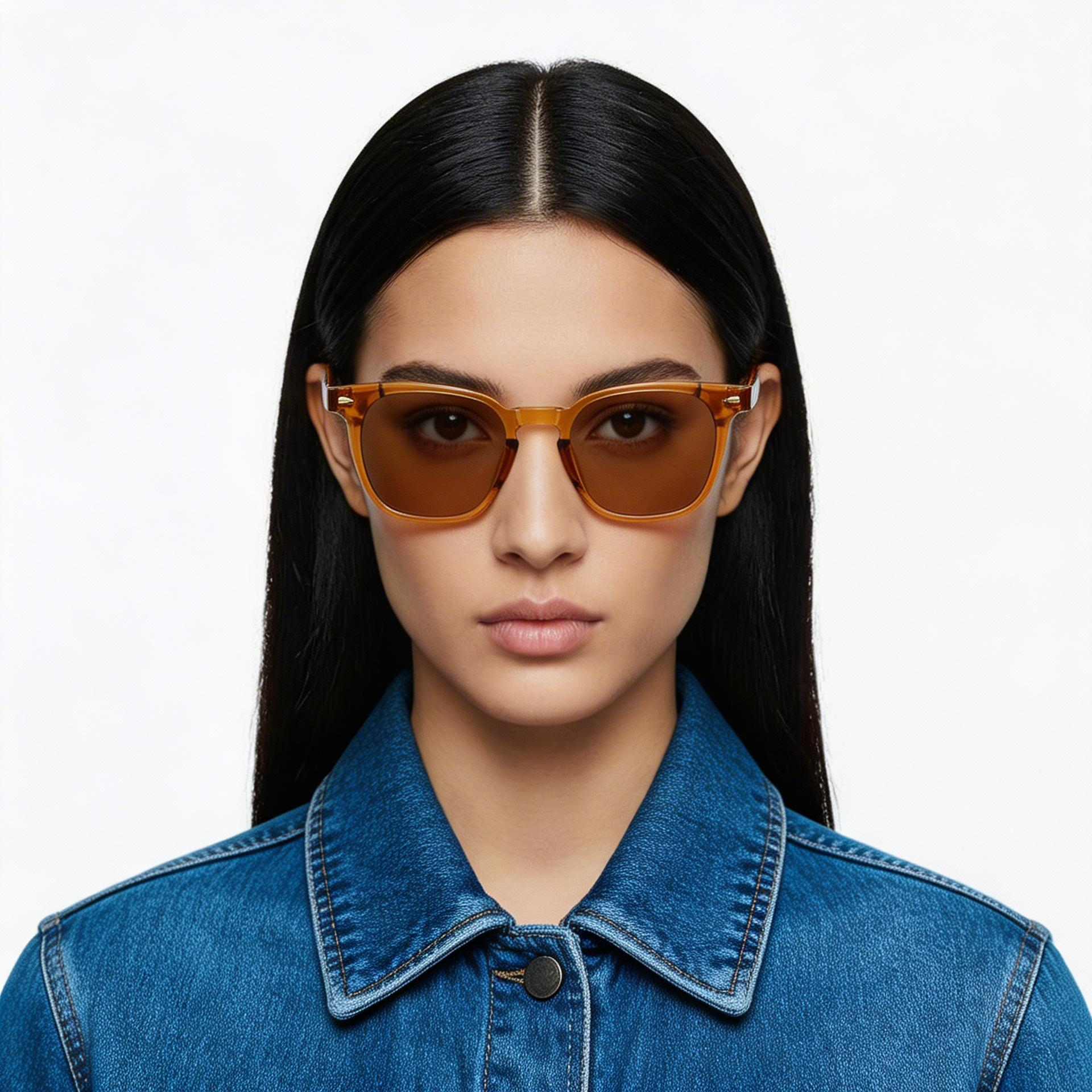 BS2503-0275_Brown_Rectangular_Plastic_Sunglasses_model
