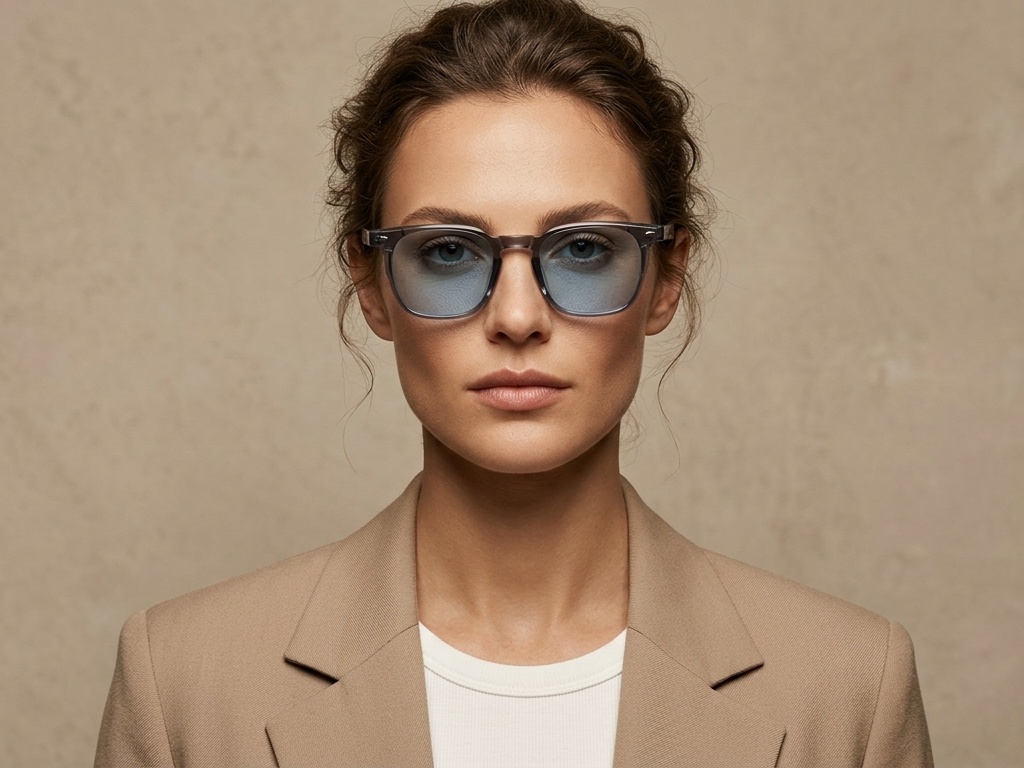 BS2503-0277_Blue_Rectangular_Plastic_Sunglasses-tryon_female