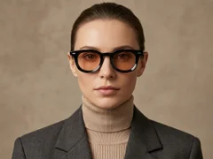 BS2503-0278_Black_Oval_Plastic_Sunglasses-tryon_female