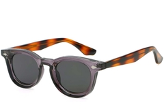 Oval Purple Plastic Sunglasses #BS2503-0279