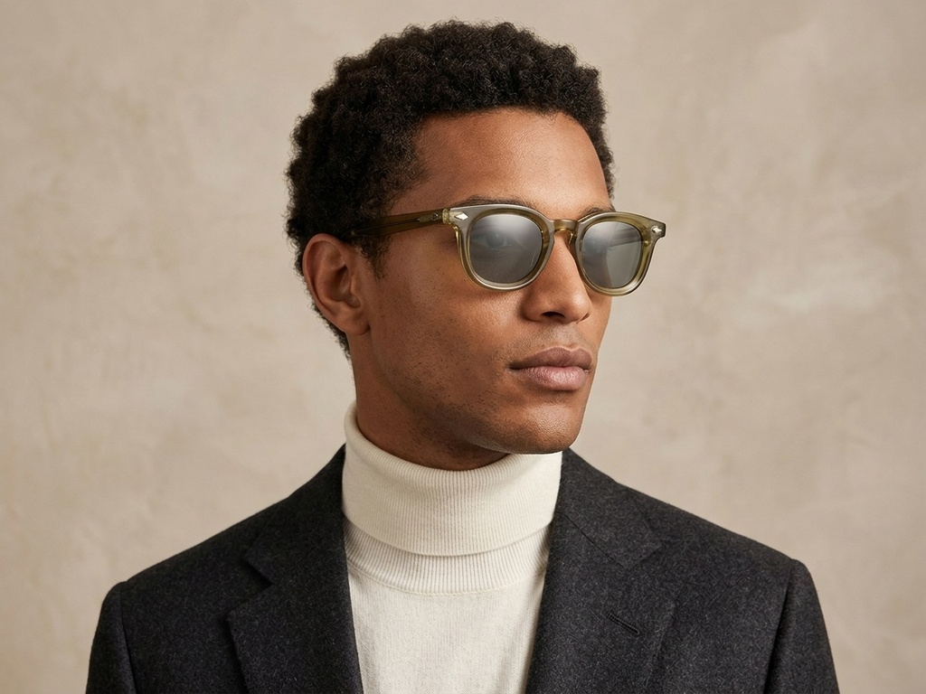 BS2503-0280_Green_Oval_Plastic_Sunglasses-tryon_male