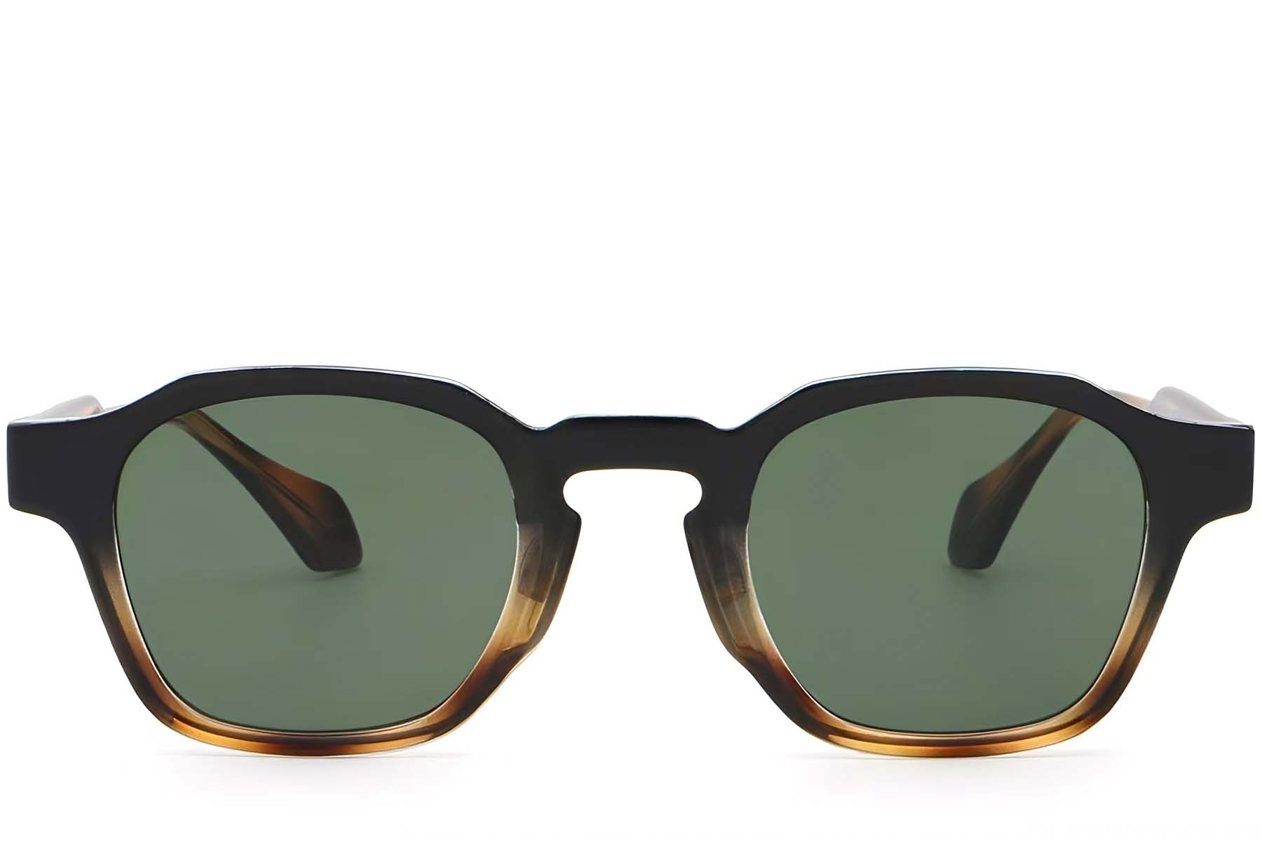 BS2503-0285_Tortoiseshell_Geometric_Plastic_Sunglasses_front